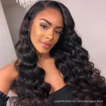 New Arrival 13*6 Lace Wig For Black Woman Brazilian Virgin 13*6 Human Hair Wig With Baby Hair 13*6 Lace Frontal Wigs